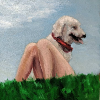 At the park. 8x8