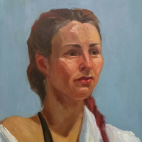 Portrait study. 13x11.